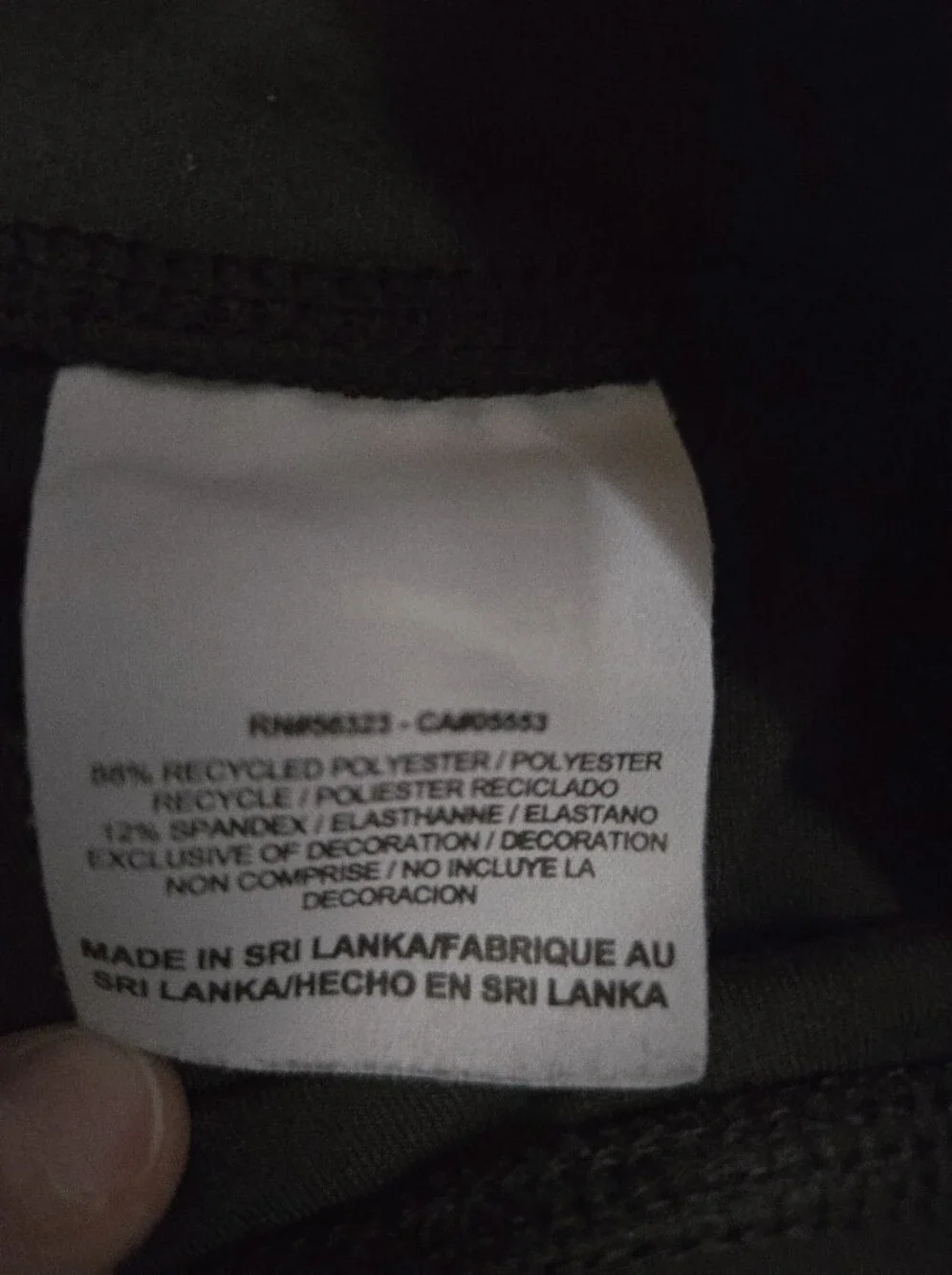 Nike. Black Wide-Leg Crop Yoga Pants - Picture 7 of 9
